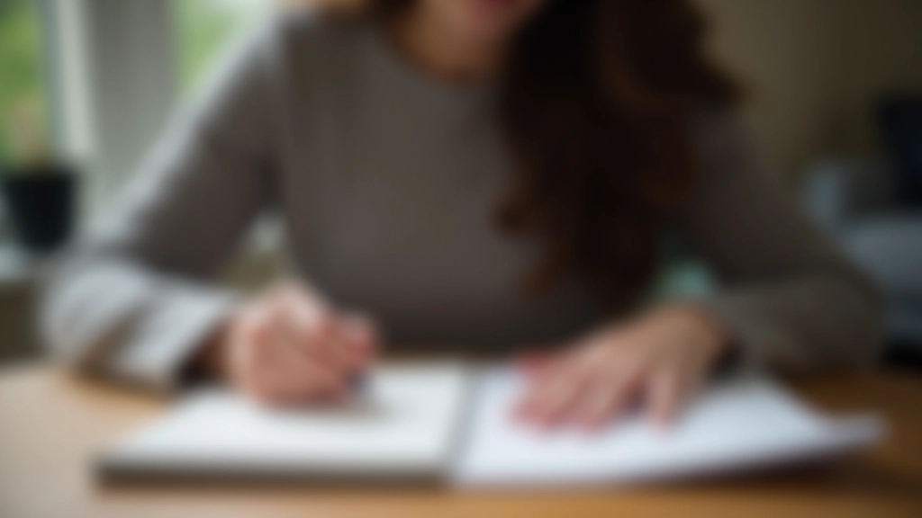 Person writing notes, reframing setbacks as learning opportunities