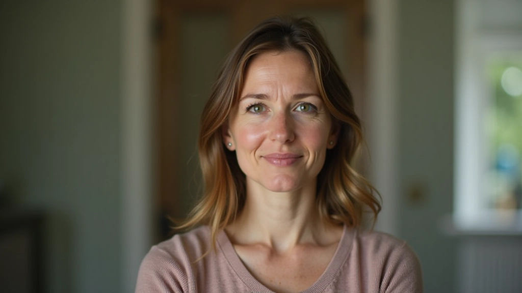 Woman recognizing and acknowledging her inner critic voice through mindfulness practice